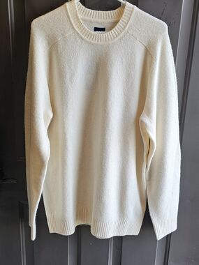 Men's Crewneck Sweater - Cream
